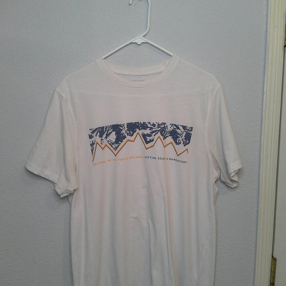 Mountain Ridgeline hiking climbing shirt mens Large